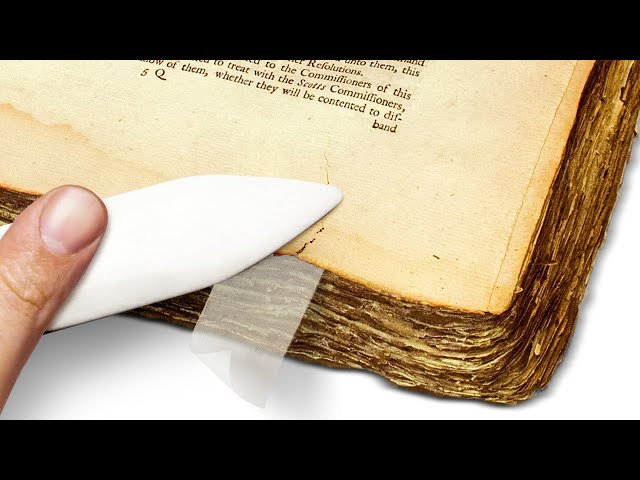 How 400-Year-Old Books Are Professionally Restored