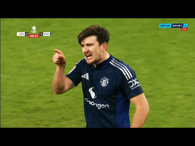 Harry Maguire vs Arsenal  Great Performance in HD ⚽🔥