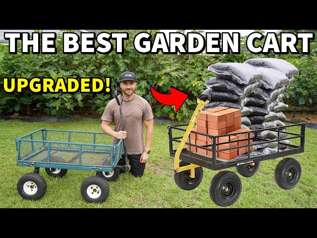 I Am OBSESSED With This New GARDEN CART!