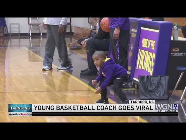 4 Year Old Basketball Coach Goes Viral