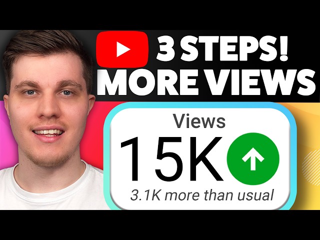 How To Get More Views on YouTube | 3 Simple steps