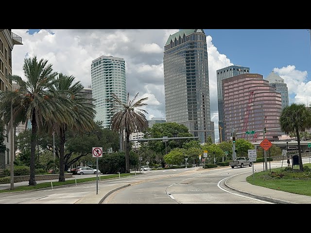 Driving Around Downtown Tampa, Florida 2024