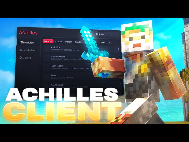 1.21.1 Hack Client: Achilles Client  - Best Blatant PvP Client in 2025 | Minecraft Java Edition