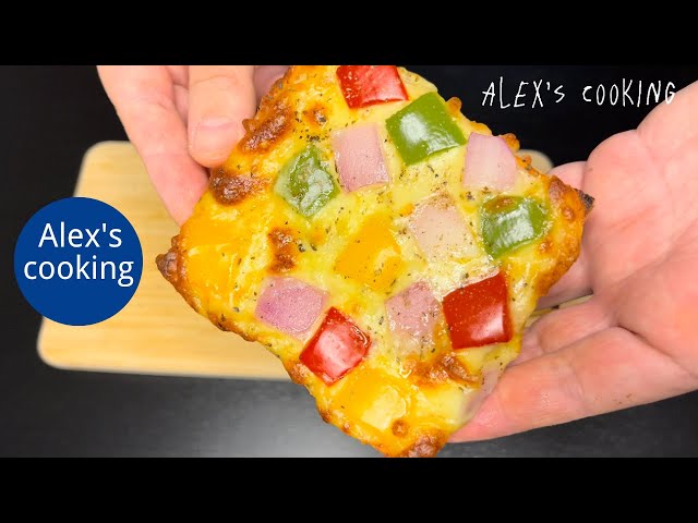 🌶️ 🧅 Mini Pizza :: Cheesy Pepper Toast :: Easy Breakfast Recipes！