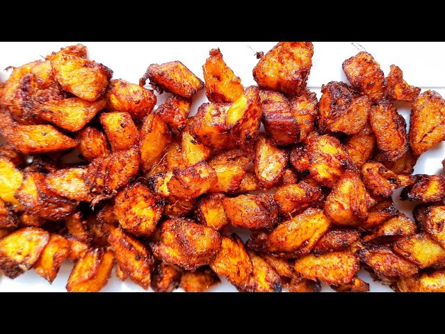 How To Make Spicy Fried Ripe Plantain At Home (Kelewele). Ghanaian Food. A Must Try.