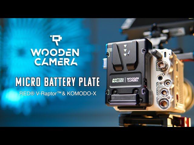 Wooden Camera Micro Battery Plate Adapter | Komodo X | V-raptor