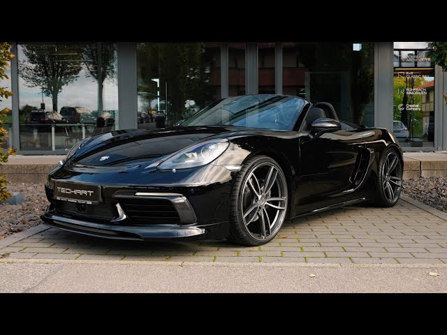 TECHART Styling and Power Upgrades for 718 Boxster