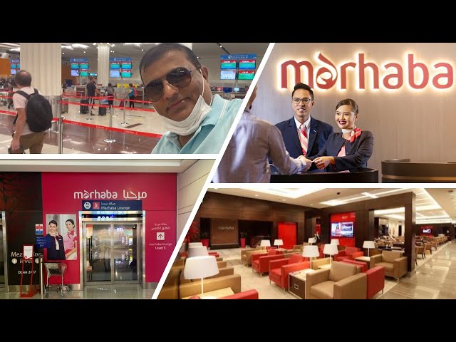 MARHABA LOUNGE | DUBAI AIRPORT | TERMINAL 2 | REVIEW BY DESI TRAVELLER AAMIR RAZA