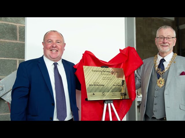 Coventry railway station's new building opens