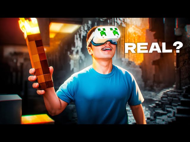 I Lived INSIDE Minecraft for 1 YEAR! (DON’T TRY)