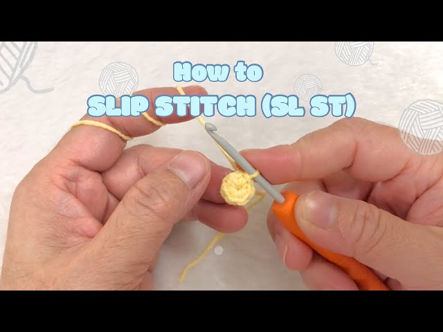 How to SLIP STITCH (SL ST) | Crochet Stitch Tutorial