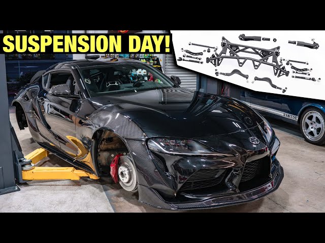 Building My Supra into a Competition Drift Car Ep.4 - Subframe & Suspension Install