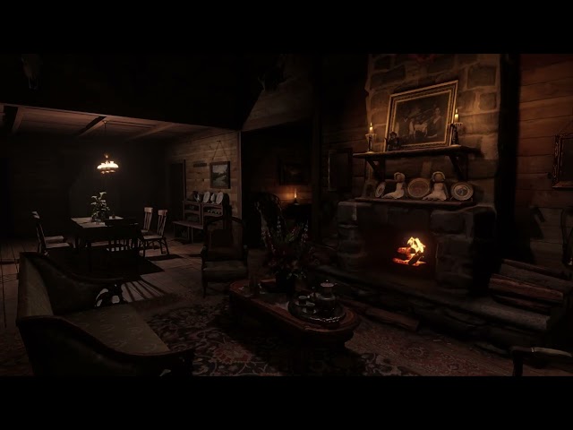 🔥 Winter Cozy Fireplace (3 HOURS). Fireplace with Crackling Fire Sounds. Crackling Fireplace