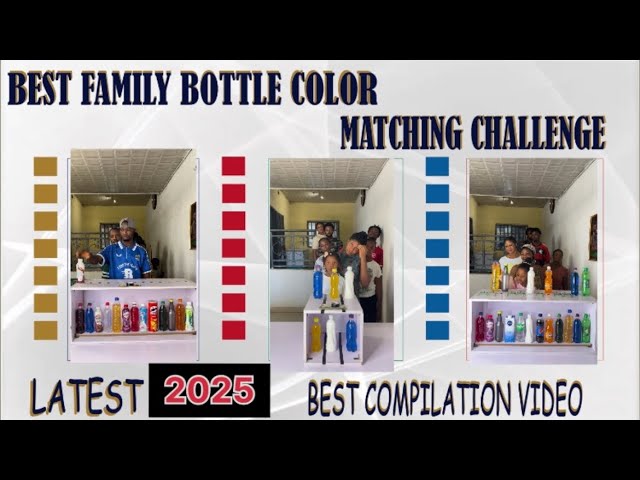 THE BEST SMART & FUN FAMILY COLOR MATCHING CHALLENGE -LATEST 2025 BEST COMPILATION VIDEO - SUBSCRIBE