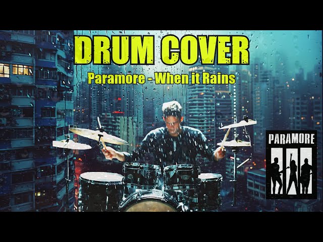 Unleashing the Storm: Epic Drum Cover of Paramore's 'When It Rains'!