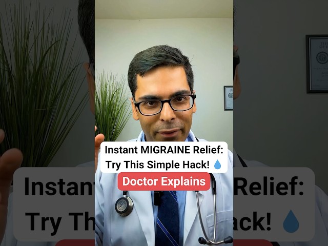 Doctor Explains The Best Natural Remedy For Migraine Headache 🤕 #healthtips  #health