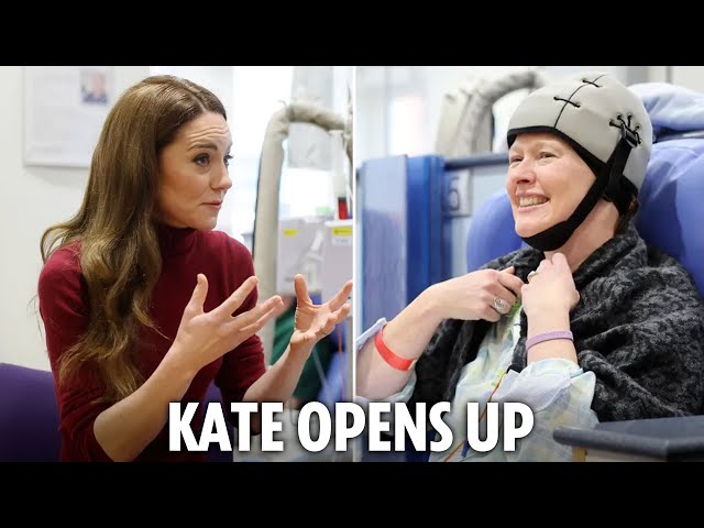 Princess Kate's emotional exchange with cancer patients during surprise hospital visit