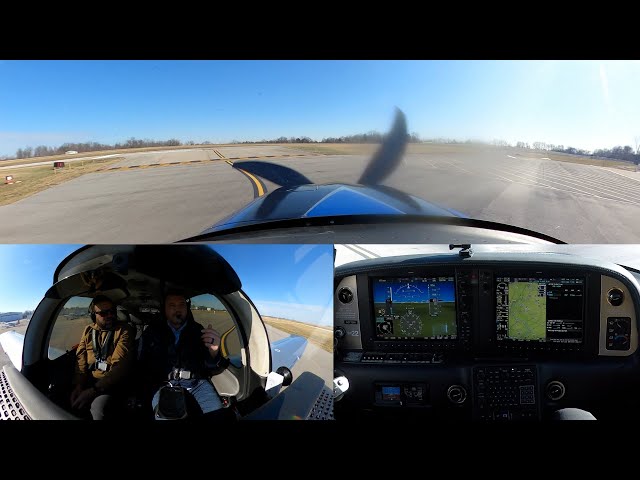 Cirrus SR22 Flight to 450 N Brewing