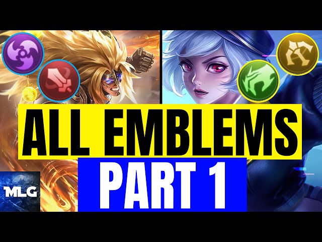 All EMBLEMS explained PT.1 +  HOW to LEVEL UP your Emblem | Mobile Legends