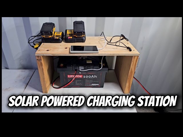 DIY Solar Charging Station for Power Tool Batteries - Dr. Prepare 12V 100Ah PowerMax Battery