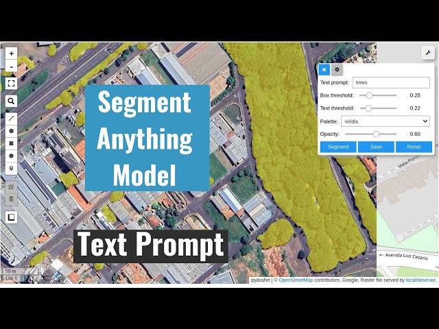 Segmenting remote sensing imagery with text prompts using the Segment Anything Model