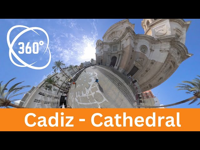 Cadiz - Plaza de la Catedral - 360º Tour (adjust view settings to 4k)