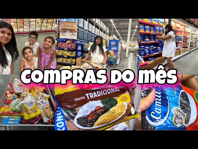 COMPRAS DO MÊS NO ASSAÍ ATACADISTA | Os preços estão um absurdo 😱💰