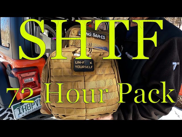 Emergency Preparedness - 72 hour bag!  SHTF Bugout bags!