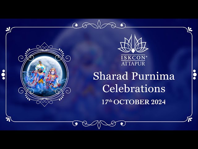 Sharad Purnima and Kartik Maasam Deep Dhan festival Celebrations at ISKCON Attapur #sharadpurnima