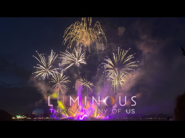 Luminous- The Symphony of Us and 4th July Fireworks at EPCOT 4K60 HDR ProRes Footage