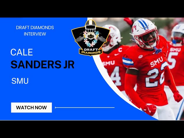 Cale Sanders Jr , DB, SMU | 2025 NFL Draft Prospect Zoom Interview