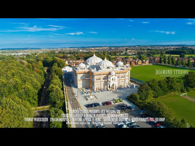 Sikh Wedding Videos at Gravesend Guru Nanak Darbar (Gurdwara), London - Sikh Wedding Photos, London