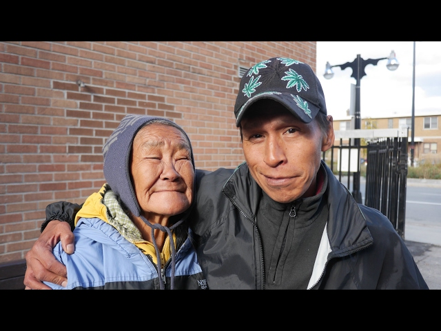 Annie and Matto are homeless in Ottawa. They are proud to Inuit speak their native language.