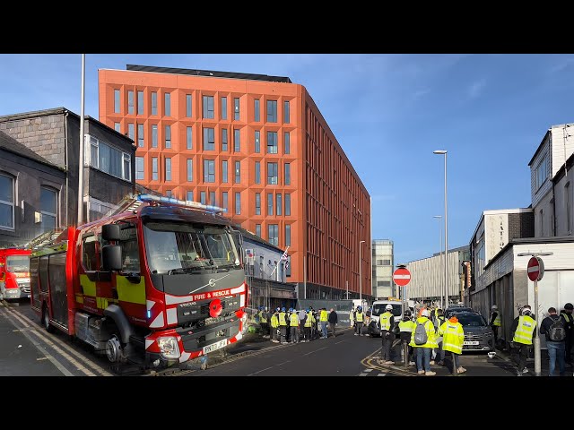 Blackpool New Office Block Evacuated: Fire Incident! 🔥🚒👷‍♂️