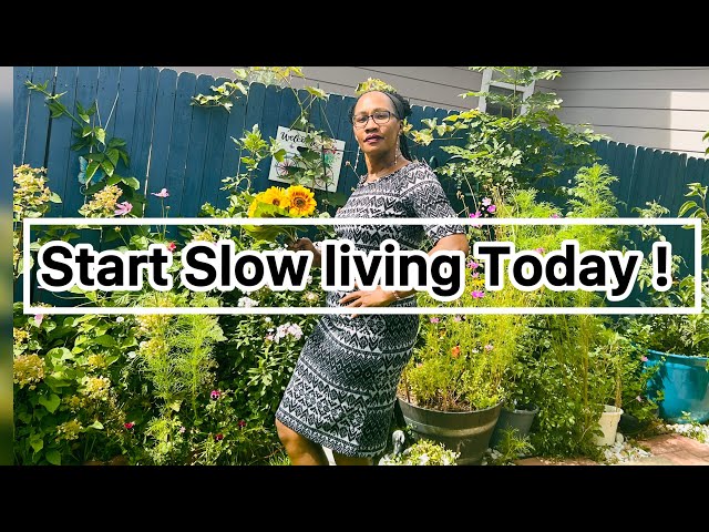 Slow Living Guide For Beginners | Working People | Single Moms #slowliving #simpleliving #simplelife