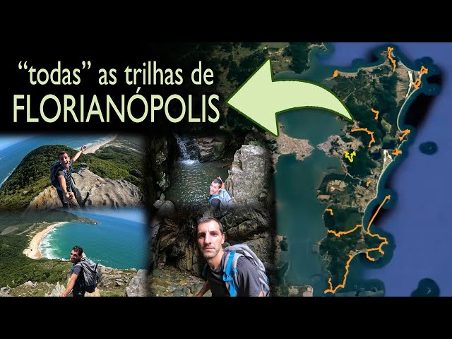 FLORIANÓPOLIS (South of BRAZIL): complete guide with 18 trails (beach, hill, waterfall, cave...) 🇺🇸