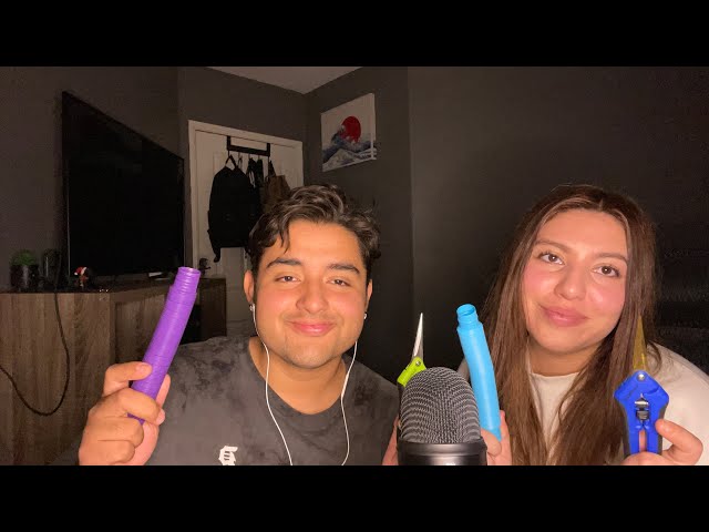 My girlfriend tries ASMR :)