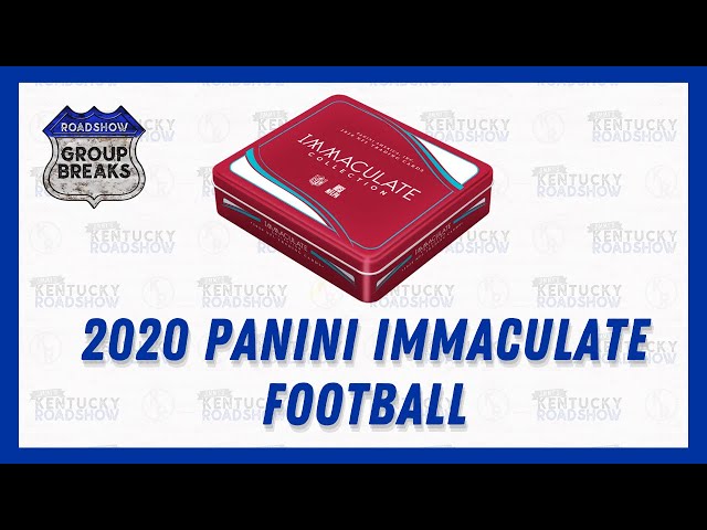 2020 Panini Immaculate Football - 6 Box Case Break #1