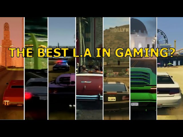 Comparing 10 Videogame L.As (Los Angeles)