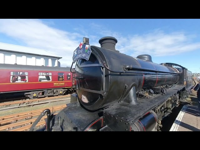 Steam engine 1264 at Stranraer on 2019-05-02 at 1713 in VR180