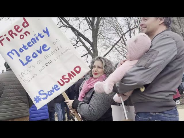 'Do your job!' | Protest held outside USAID amid shutdown, workers demand action