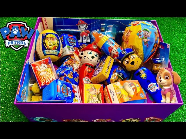 🎁 Unboxing XL BOX of PAW PATROL Toys | ASMR