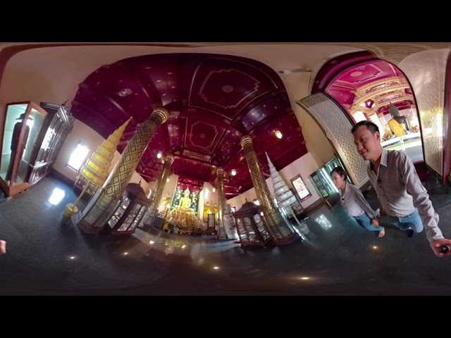 [360° view] Wat Phra Si Rattana Mahathat Woramahawihan (Wat Yai), Phitsanulok, Thailand