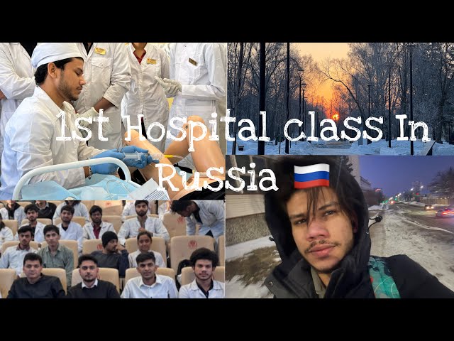 Life of Medical Student in Russia 🇷🇺 || Mbbs Abroad #hospital class #mbbs #motivation #neet