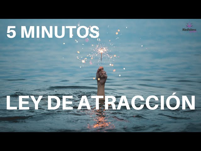 MEDITACION guiada: LEY de la ATRACCION ✨🌈🤩 | (5 minutos) | Meditacion Express