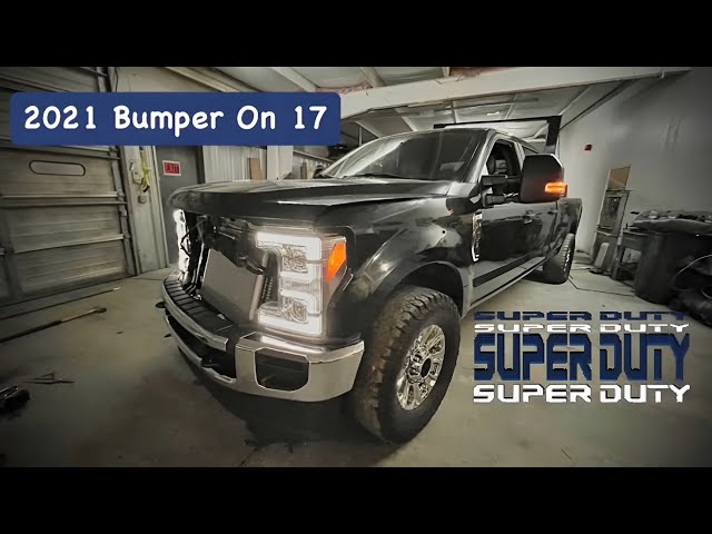 🧰 Fixing Frame Rail Damage & Upgrading Our 17 F250 With A 2021 Superduty Bumper Swap 💥