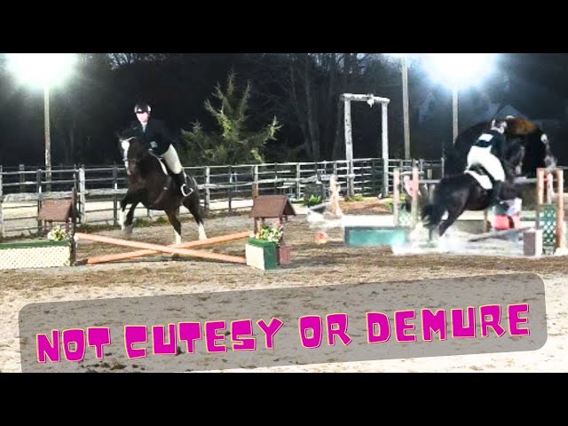 Her First Ever Night Time Derby!