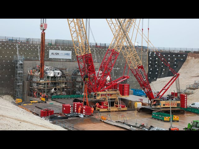 Reassembling and Testing the Tunnel Boring Machine at the South Portal Site