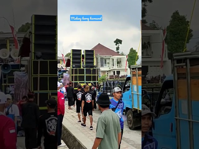 Karnaval sound horeg ala kota MALANG #soundhoregmalang #karnavalsoundsystem #shortvideo