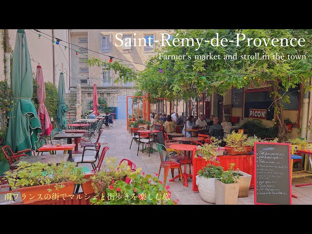 Saint-Rémy-de-Provence / Shopping for local products at farmer's market / Gogh  / essential oil /